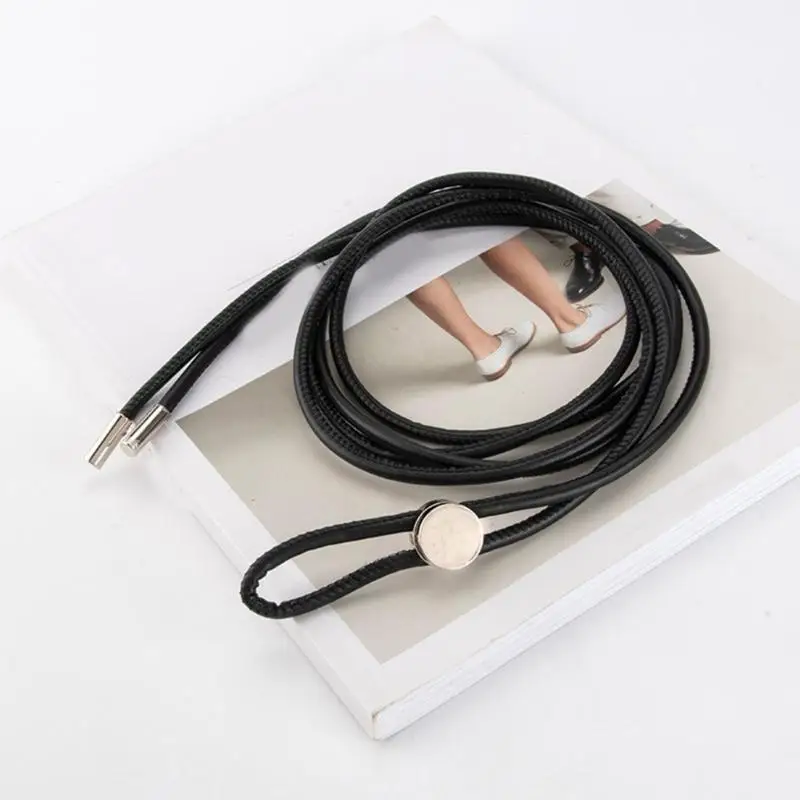 39BD مشد للخصر أنيق ربطة عنق بسيطة حزام بإبزيم فضي للارتداء غير الرسمي ملابس رسمية حزام جمالي بسيط