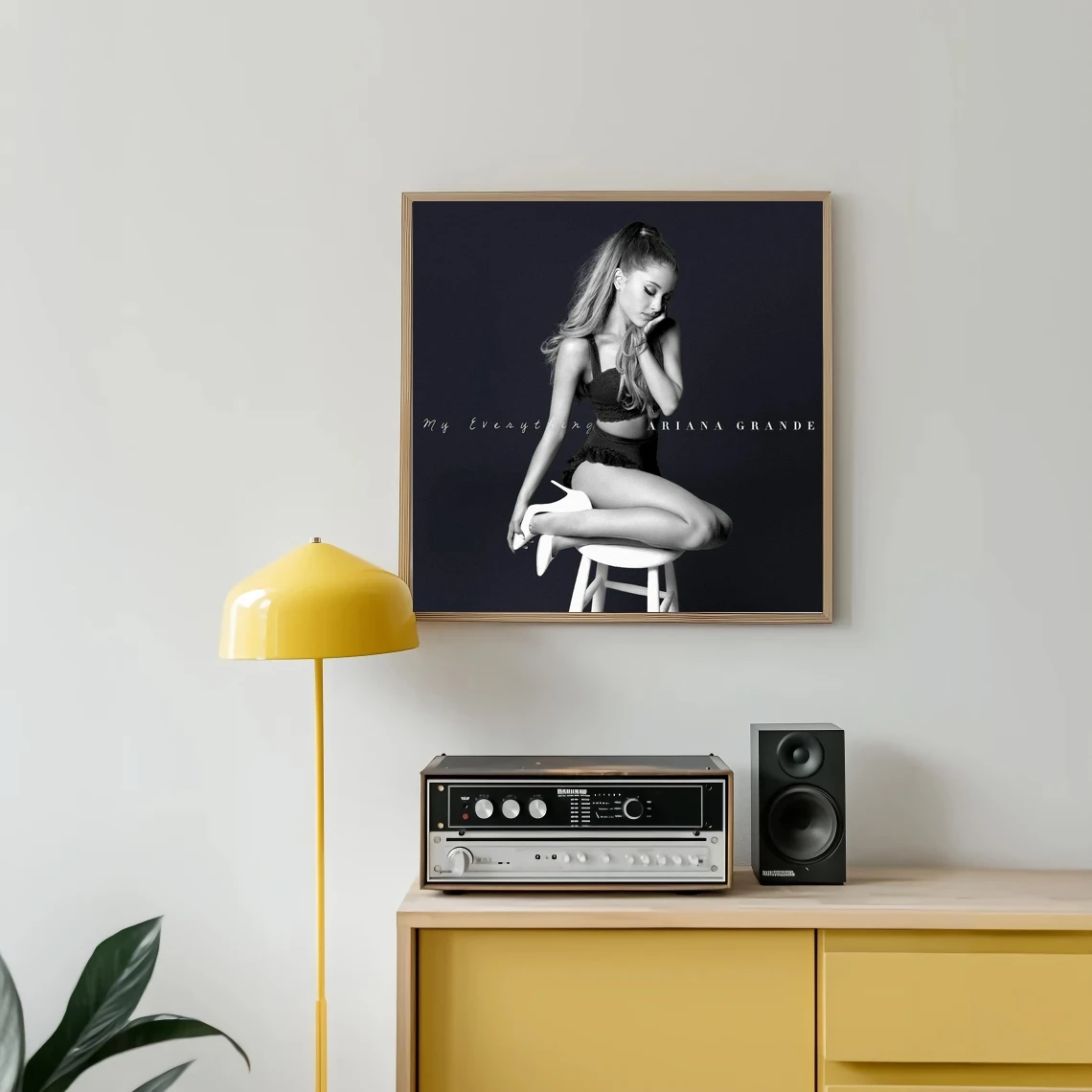 أريانا غراندي بلدي كل شيء ألبوم الموسيقى المشارك غطاء المغني الفن صور قماش طباعة ديكور المنزل طلاء جدران (بدون إطار)