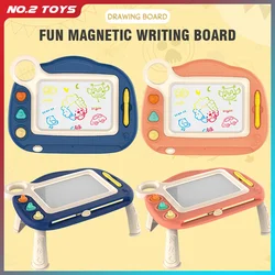 Magnetic Kids Drawing Table Painting Board Graffiti Board Preschool Toys With Table Legs Erasable Writing Board Christmas Gift
