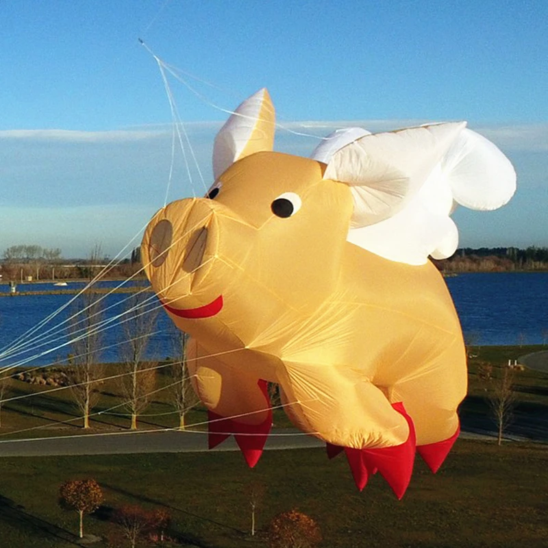 طائرات ورقية قابلة للنفخ تظهر طائرة ورقية عملاقة قلادة طائرات ورقية على شكل خنزير ألعاب طائرة ورقية كبيرة طائرة ورقية احترافية غزل مع حبل طائر طائر