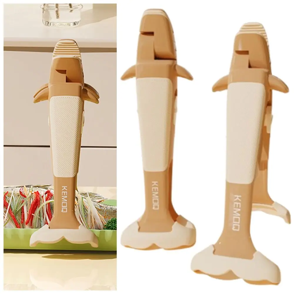 

Whale Shape Anti Scalding Clip Non-Slip 2in1 Anti-hot Bowl Plate Clips Heat-Resistant Thickened Bowls Tong Frying Pans