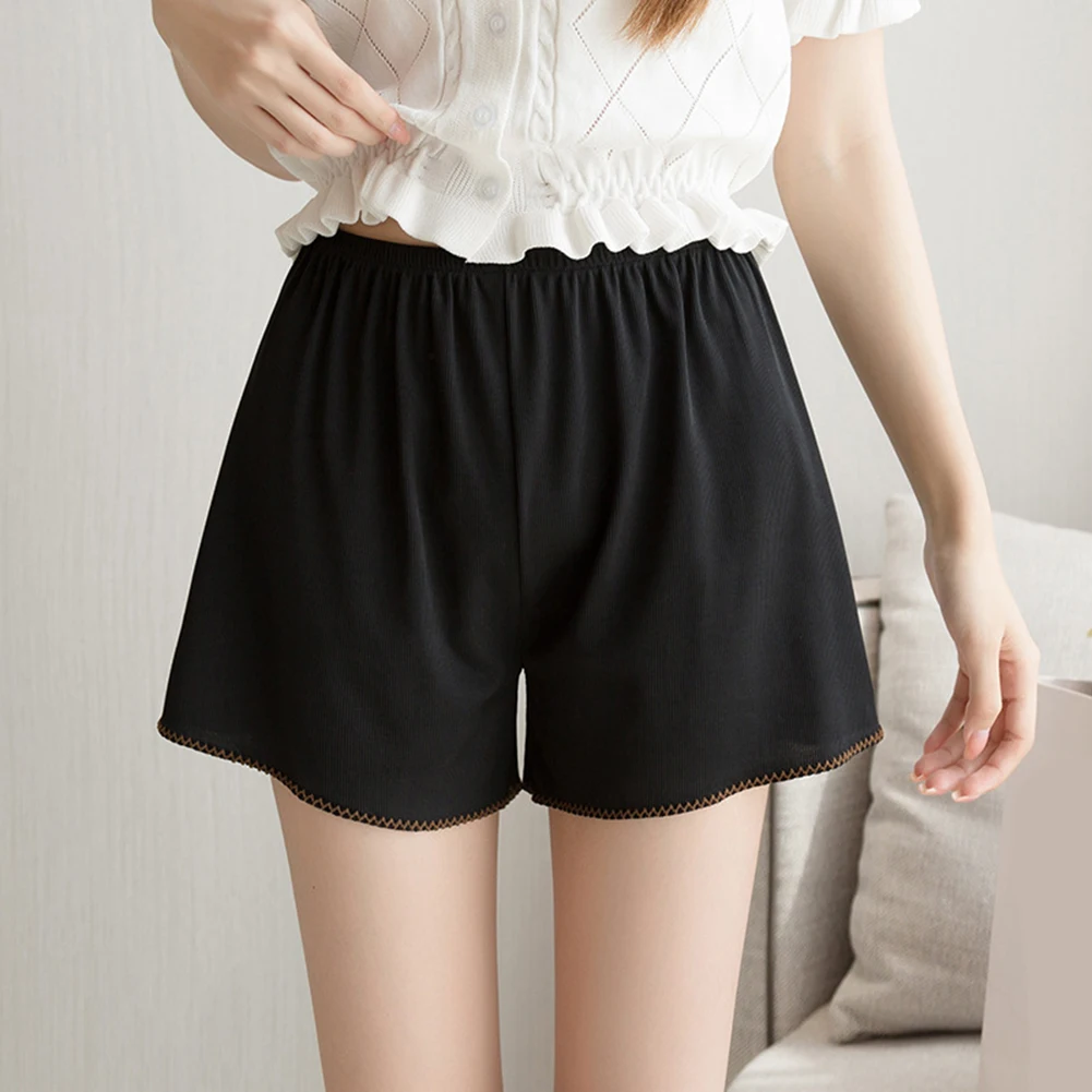 Sommer-Satin-Shorts, Damen-Shorts, lässige Outfits, XL, brandneuer Zustand, Polyester-Stoff, normale Kleidungslänge