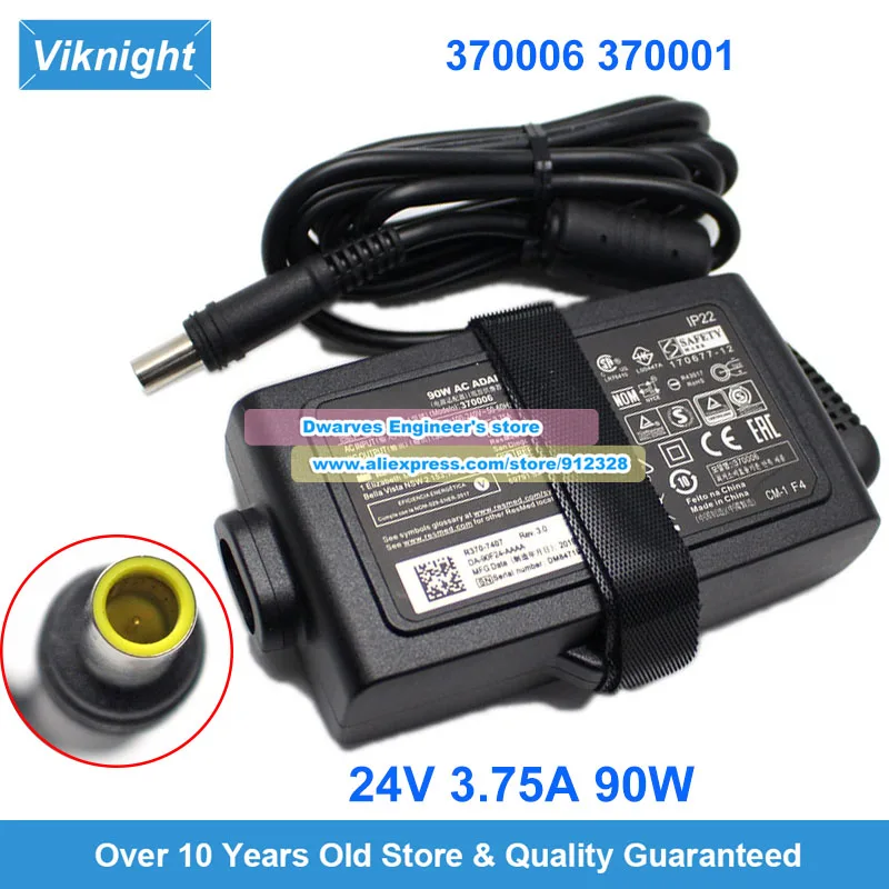 

2 шт. Новые адаптеры переменного тока 24В 3.75А 370006 370001 370002 90Вт для AIR SENSE S10 CURVE S10 CPAP AIRSENSE 10 S10, блок питания 7.4x5.0мм