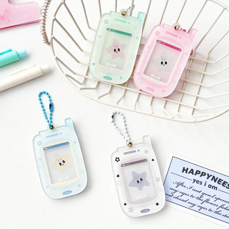 2024 Original Ins Practical Hot Selling Star Mobile Phone 1 Inch ID Card Brick Goo Goo Tray Acrylic Hard Card Sleeve