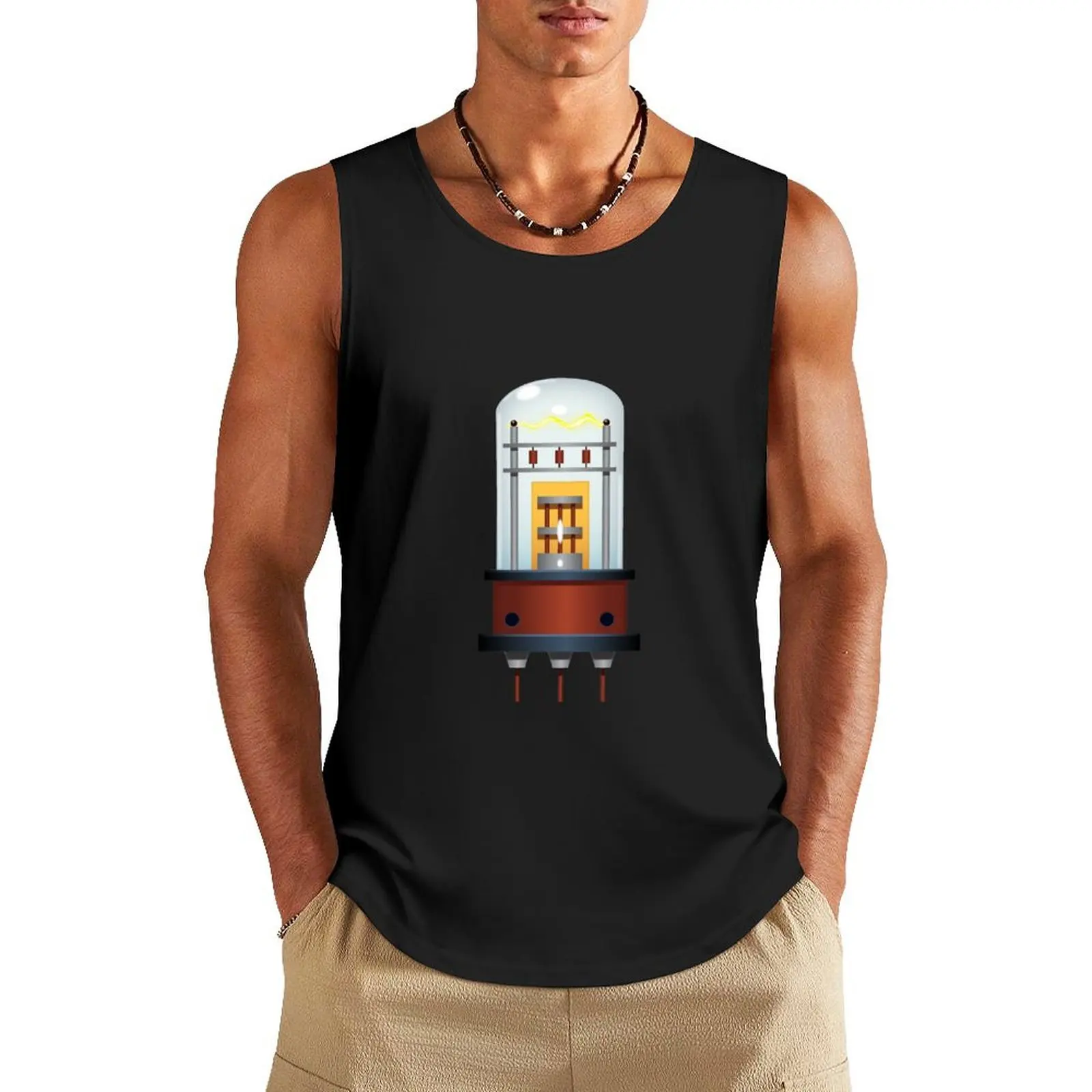 It's a TUBE world Tank Top sleeveless tshirts for men T-shirt Men's gym bodybuilding for men