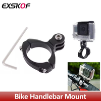 Bike Handlebar Mount Motorcycle Aluminum Holder For GoPro Hero 13 12 11 10 9 Insta360 X2 X3 X4 SJCAM DJI Osmo Action 5 4 Camera