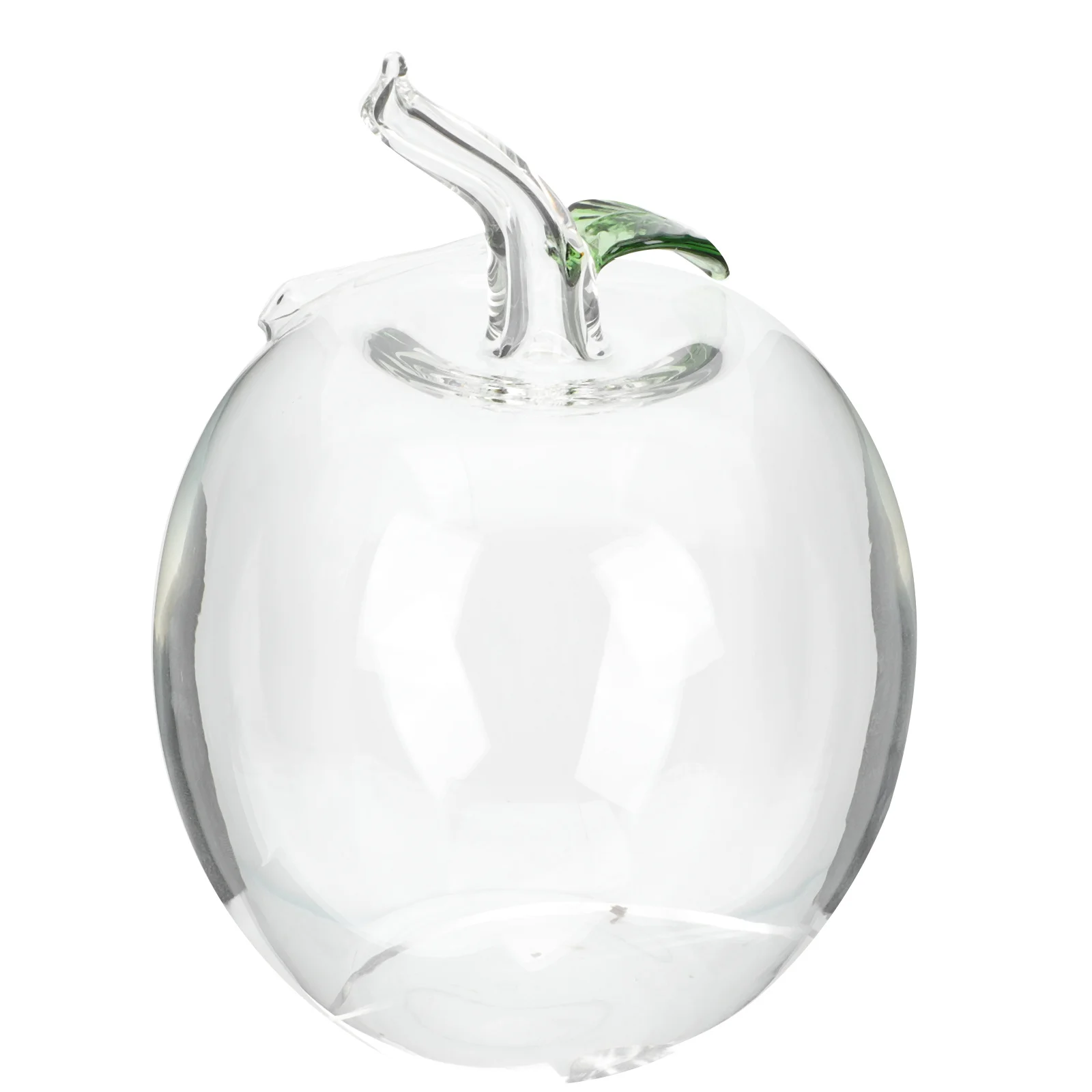 

Glass Clear Piggy Bank Apple Shape Transparent Saving Pot Desktop Decoration Money Box Creative Coin Holder