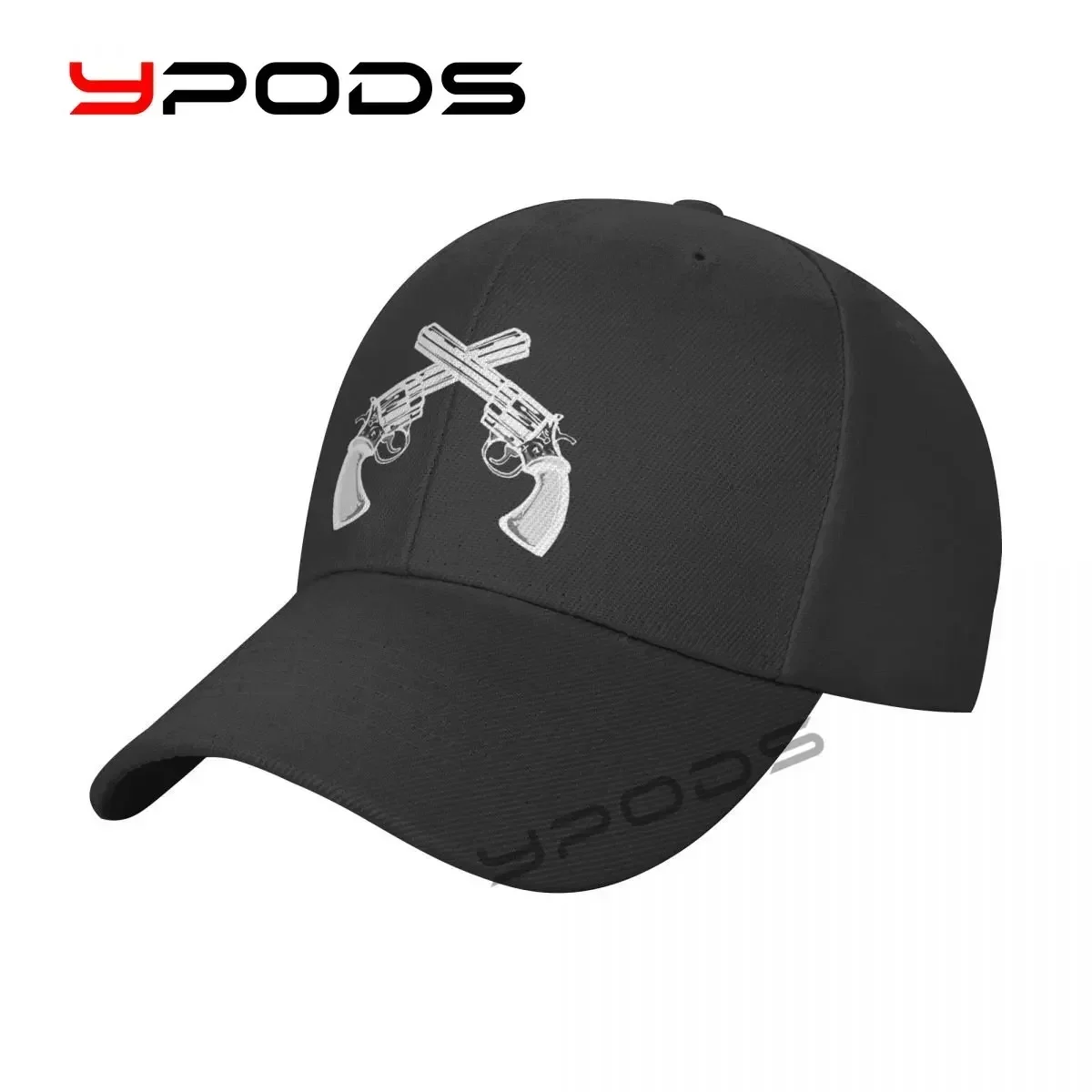 

Men's Baseball Caps Double Gun Shooting Pistol Women Summer Snapback Cap Adjustable Outdoor Sport Sun Hat