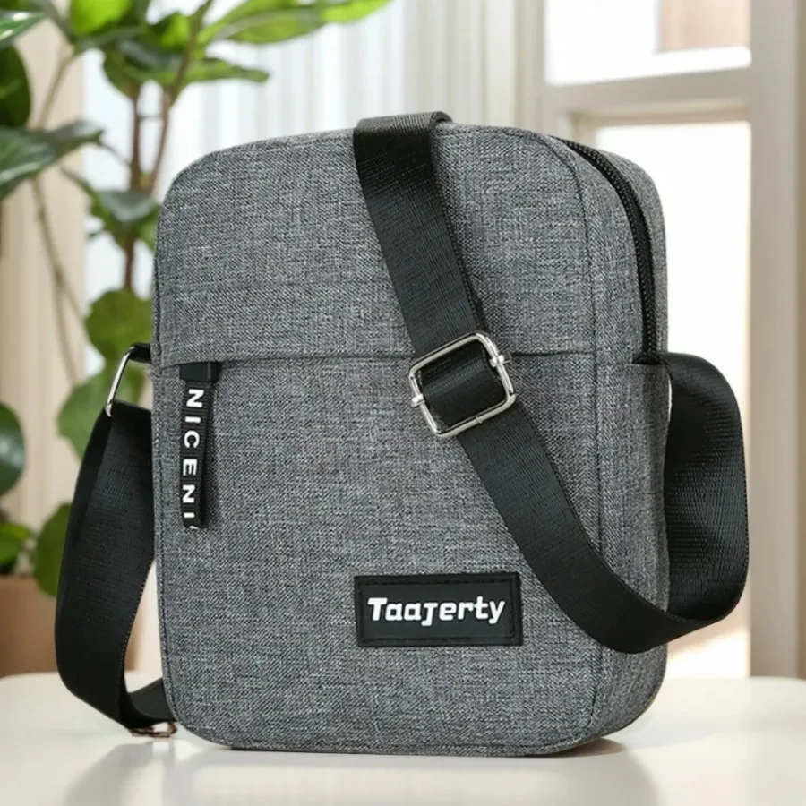 

2025 new trend of men's small bag lightweight handheld shoulder slanting cross bag fashion simple leisure cell phone bags
