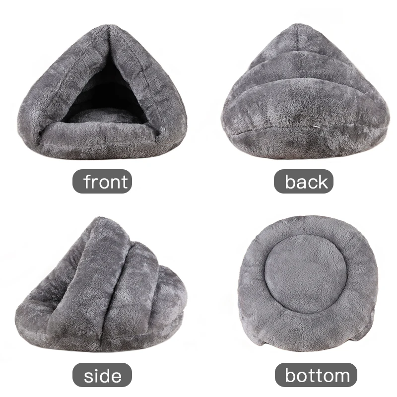 Cat Beds Triangle Nest Pet Puppy Dog Beds Cats Products House Bed Supplies Dogs Things Sofa Accessories