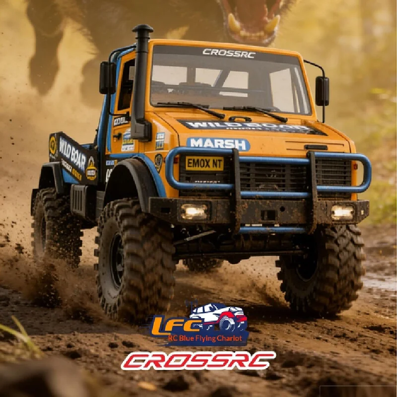 

CROSSRC 2026 New 1/8 Scale Wild Boar RC Crawler Remote Control Off Road Mud Terrain Truck With Differential Lock EMOX NT 430
