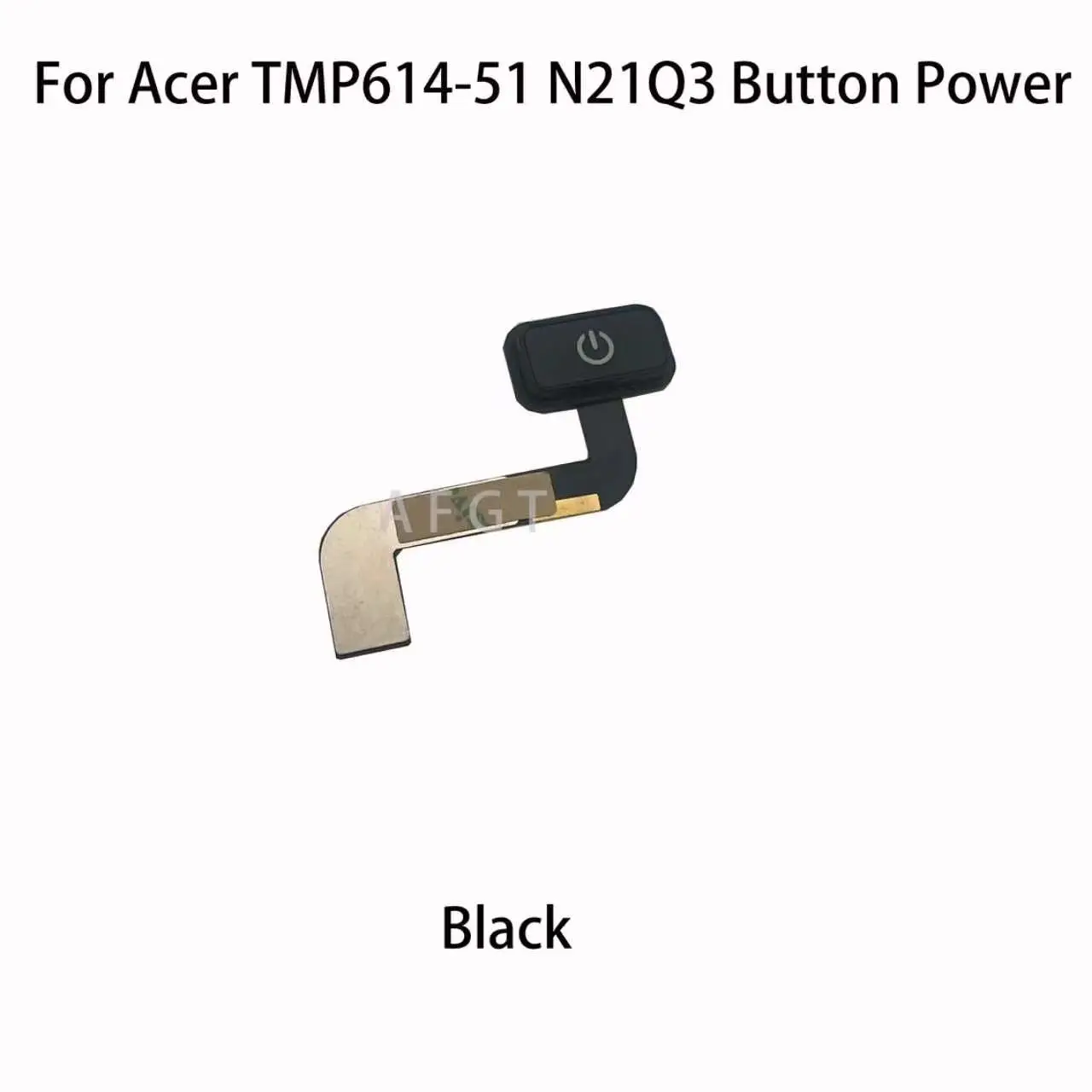 For Acer TravelMate P6 14 2022 Model N21Q3 TMP614-52 Laptop Power Button Power Button Cable Black Tested Well