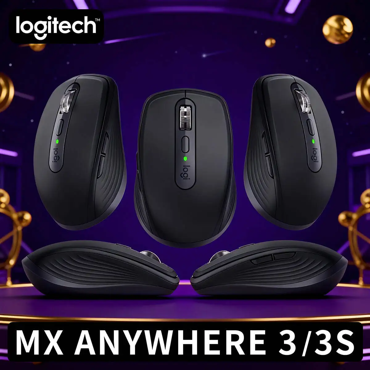 

Logitech MX Anywhere 3S Bluetooth Mouse Custom DPI High Precision for Windows Mac Office Work