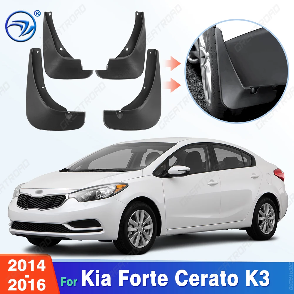 For Kia Forte Cerato K3 2014 2015 2016 Fender Mudflaps Splash Guards Mudguards Mud Flaps car Accessories