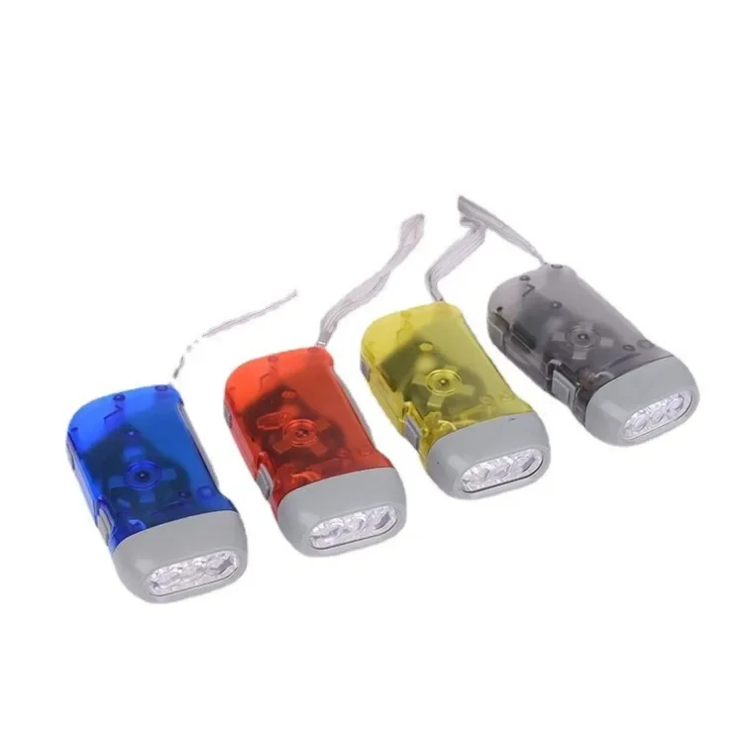3LED الشعلة ضوء اليد الصحافة كرنك التخييم ضوء المصباح في الهواء الطلق اليد الضغط دينامو كرنك قوة الرياح مصباح يدوي