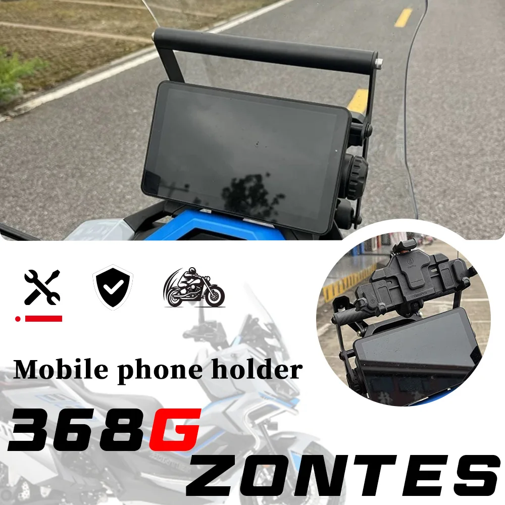 Multi-functional Navigation Phone Holder with Handlebar Extension Bar for ZONTES 368G