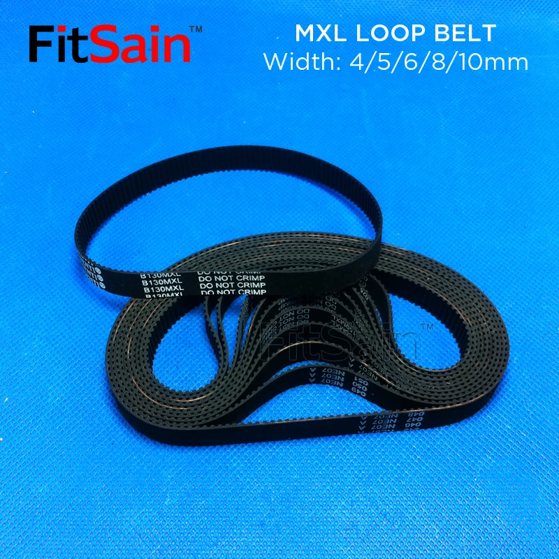FitSain-MXL Timing Belt B117MXL B118MXL B119MXL B120MXL B121MXL B122MXL B123MXL B124MXL B125MXL B126MXL Rubbe Belt