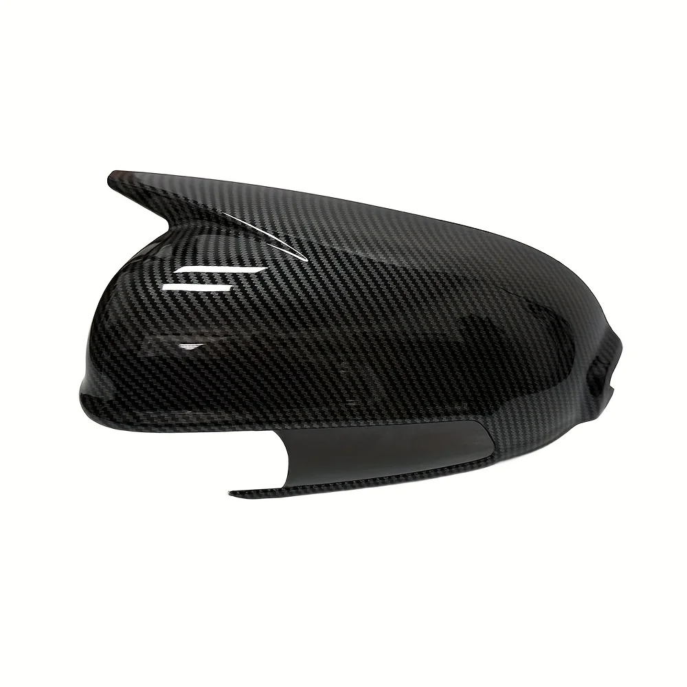 Für Hyundai Kona 2018-2023 Auto-Aufkleber Rückspiegelabdeckung Flügelkappe Rückspiegelgehäuse Verkleidung Glänzend Schwarz/Carbon-Look – Detail 4