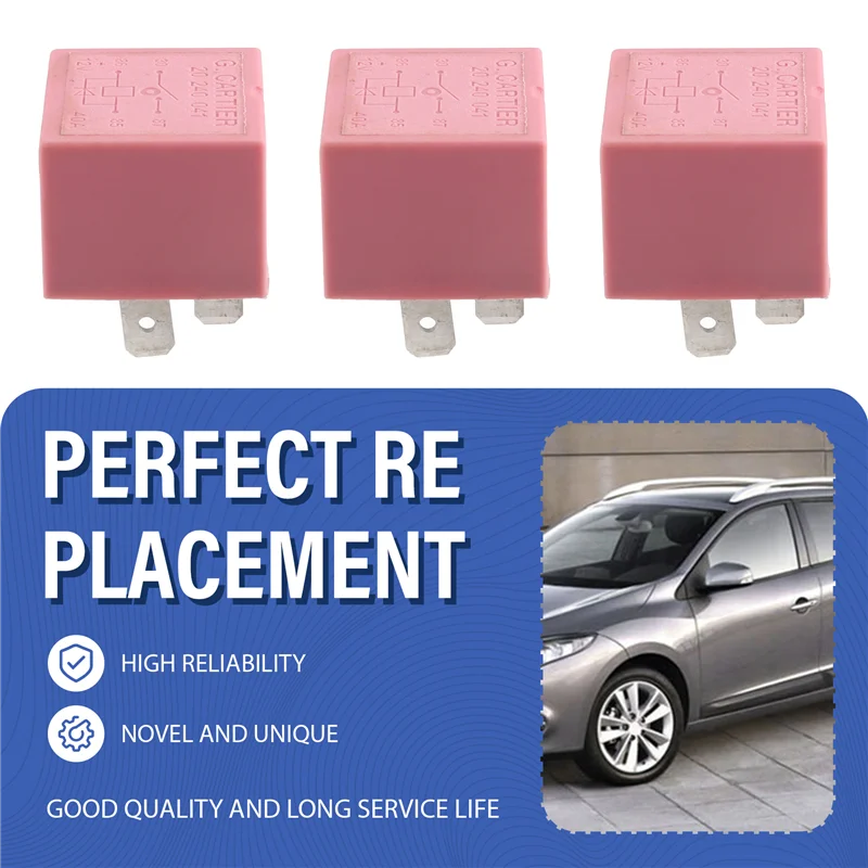 

A58X-автомобильные аксессуары, 5 шт., 20240041, автомобильное реле, 4-контактное для Renault Clio Trafic Megane Vivaro Nissan 8200308271