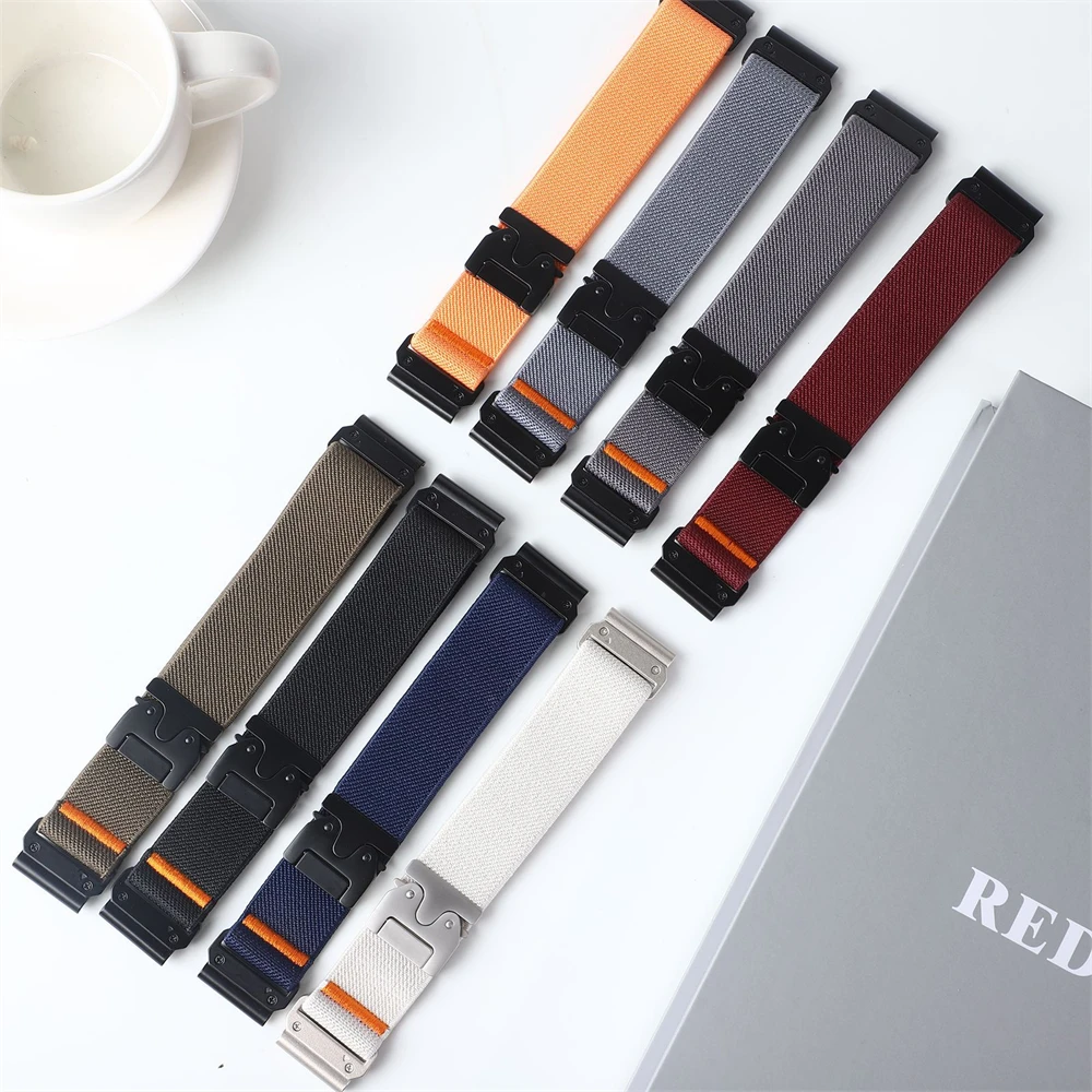 

Ремешок 22 мм для Garmin Forerunner 935 945 955 965 спортивный быстросъемный прочный ремешок для часов