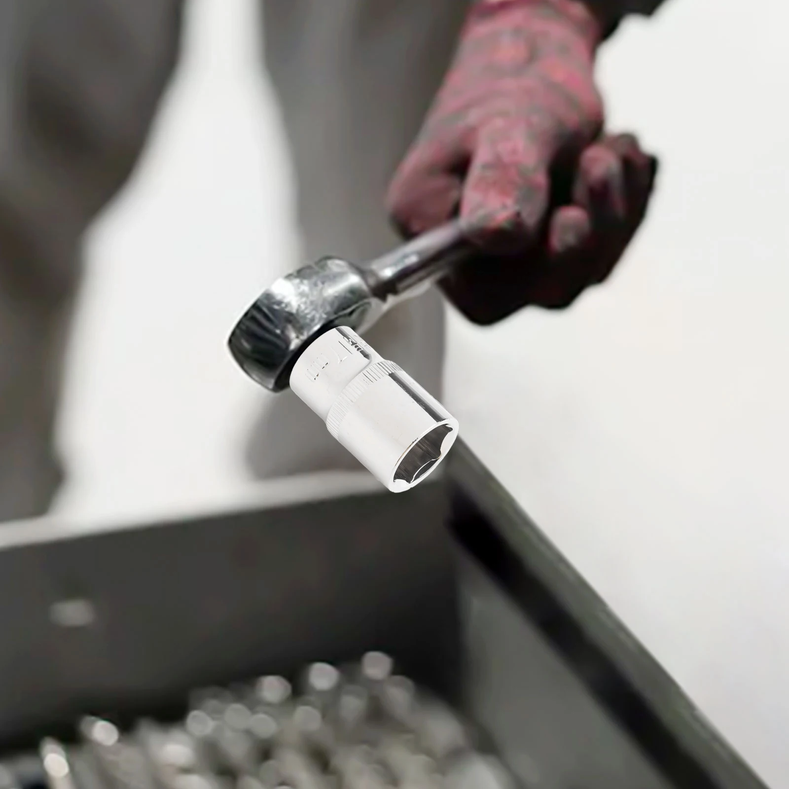 1/2 Socket Wrench Hex Deep Socket Wrench Versatile Design Precision Forging Professional Grade For Professional Use