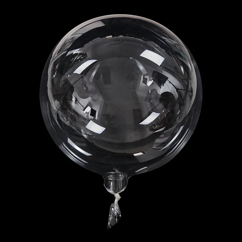 

3/5Pcs Large Wide Neck Transparent Bobo Party Balloons for Flower Bouquet, Doll, Snack Gift Wrap - Perfect for Valentines Day, B