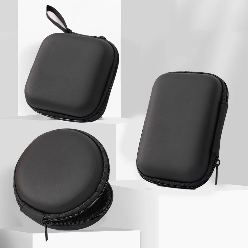 Portable Mini Hard Shell Digital Gadgets Storage Bag Artificial Leather Earphone Charger Case Data Cable U Disk Organizer
