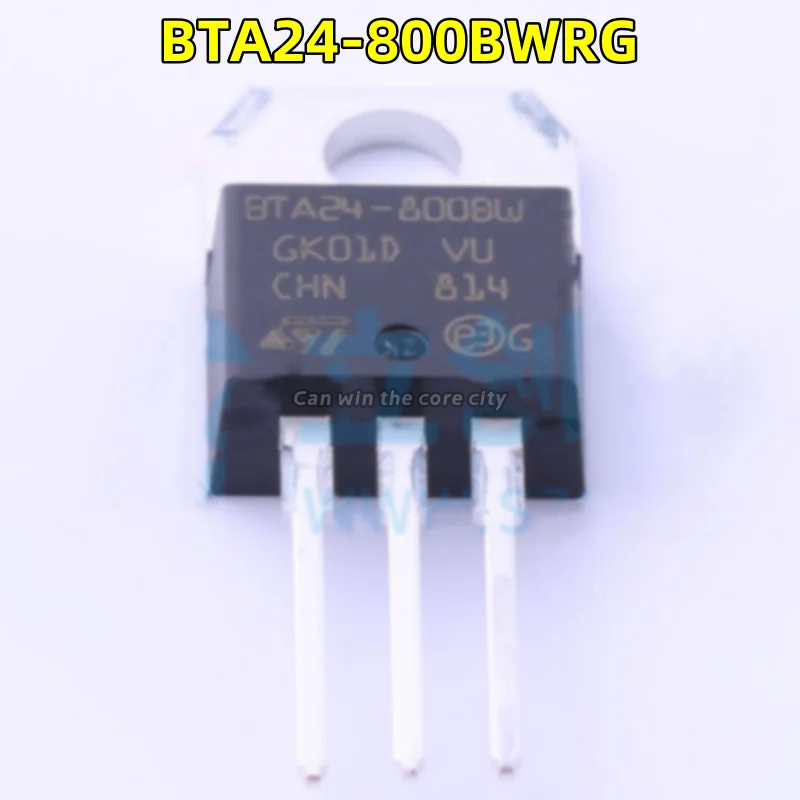 

1-100 PCS/LOT BTA24-800BWRG new imported original silicon triode TO220 BTA24-800BW