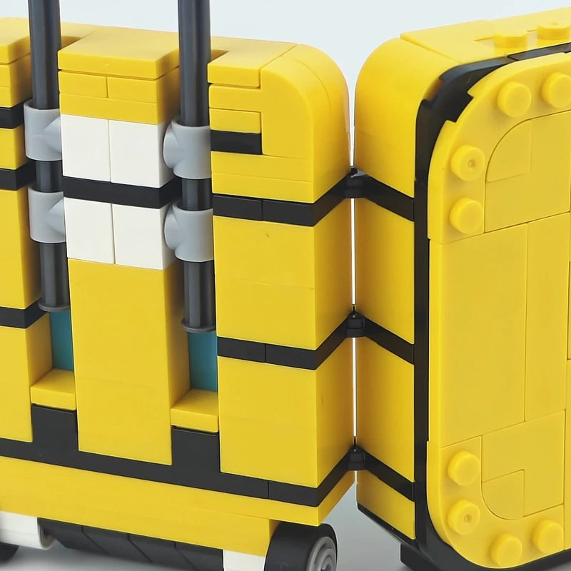 Nieuw Met Koffer Opgeschaald Groot Karakter Model Bouwstenen Montage Bricks Speelgoed Voor Kind Chrismas Geschenken Compatibel 40649