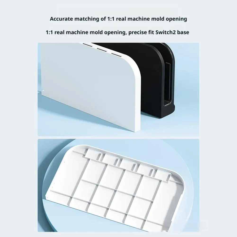 Für Switch 2 Ladestation – kratzfeste TPU-Hülle mit Spielkartensteckplatz für NS2-Konsole für Nintendo Switch-Zubehör