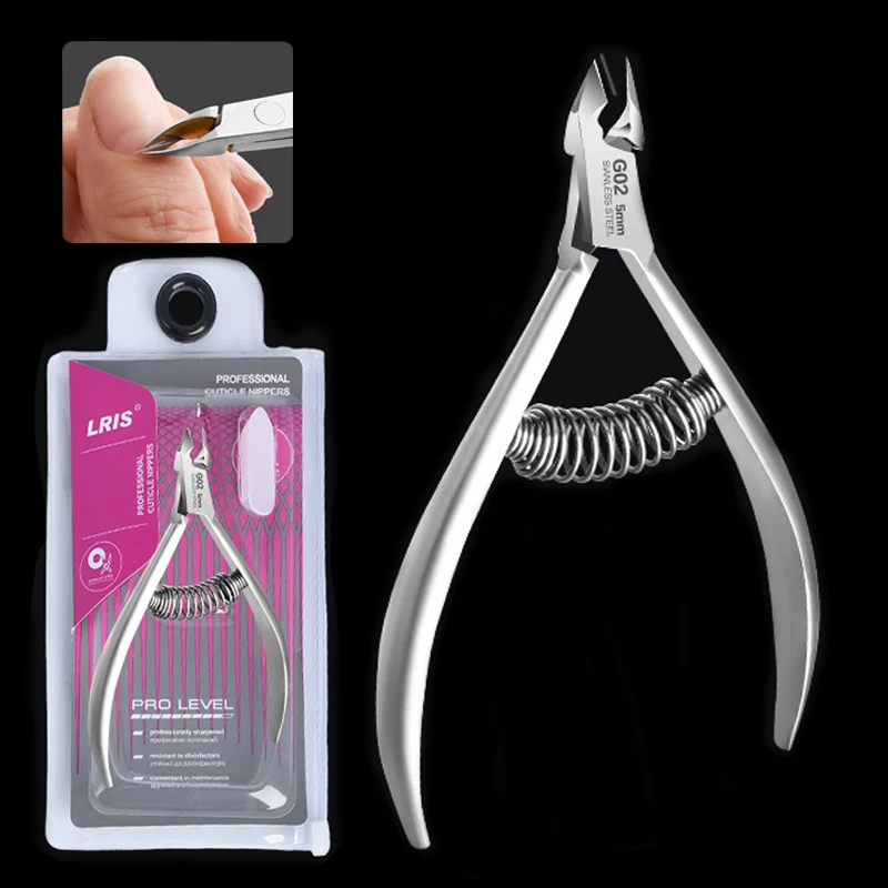 

Professional Nail Cuticle Nipper Manicure Scissors Stainless Steel Dead Skin Remover Pusher Tool Trimmer Manicure Accessoires