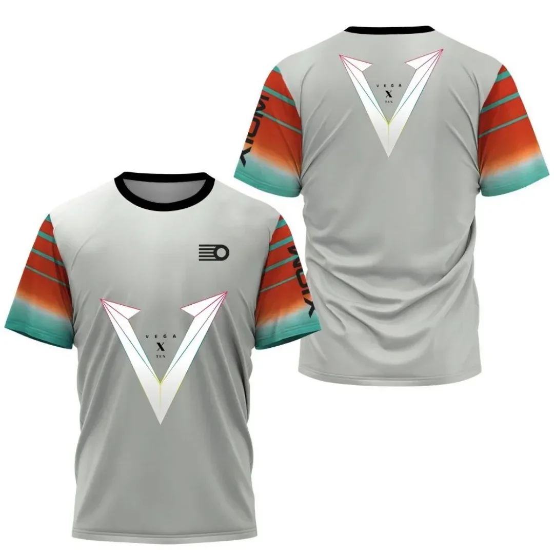 men's short-sleeve badminton shirt, table tennis club shirt, quick-dry summer