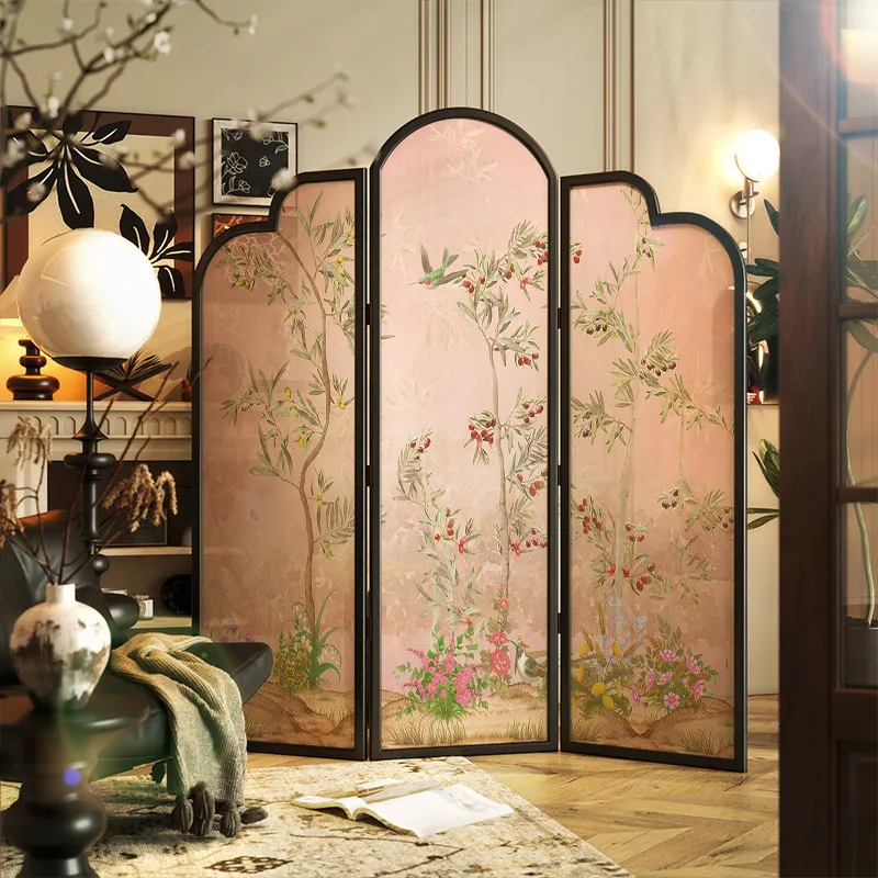 DSA removable folding screen entrance is directly opposite the entrance, medium antique furniture folding screen partition  room