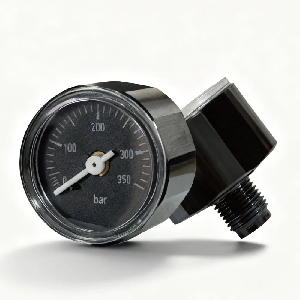 FX Accessories 28mm Guncolor Pressure Gauge, 1/8BSP FX Manometer 350Bar Precision Air Pressure Gauge
