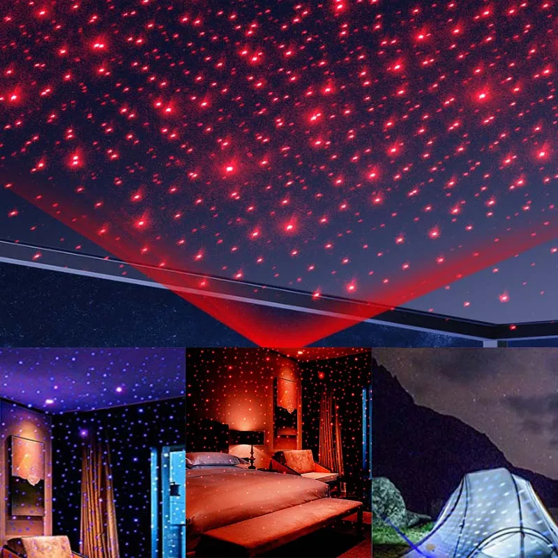 Mini LED Car Roof Star Night Light Projector Atmosphere Galaxy Lamp USB Decorative Adjustable for Auto Roof Room Ceiling Decorat image 6