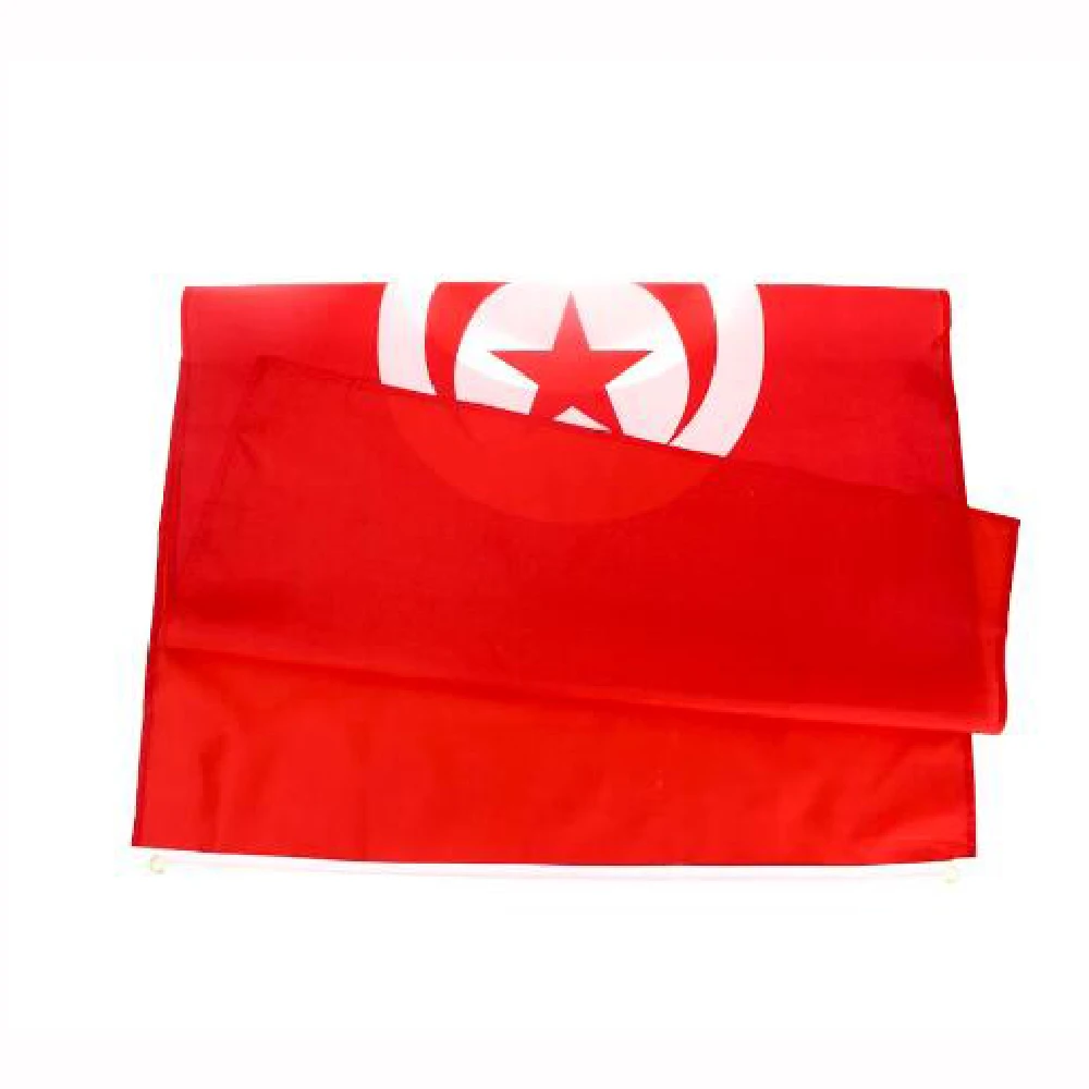 LeaFLAG Tunisia flag 90x150cm Tunisie Flag Home Decorative Flags Banners Polyester outdoor Hanging Flying Flag