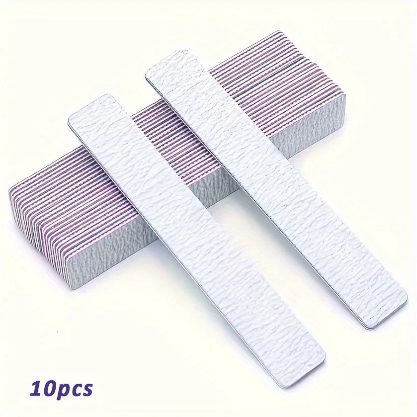 50 Stuks Nail Art Bestanden 100/180 Nagels Accessoires Gel Nagellak Polijsten Pedicure Manicure Buffers Nail Care Tools Lime Een Ongle