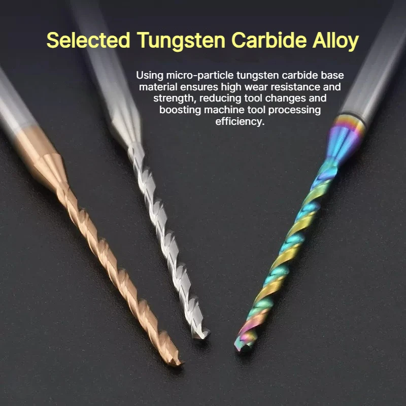 Micro Small External Drill, Long Cutting Length 50mm, Shank 4mm, Range 1mm–2.95mm – Precision Boring