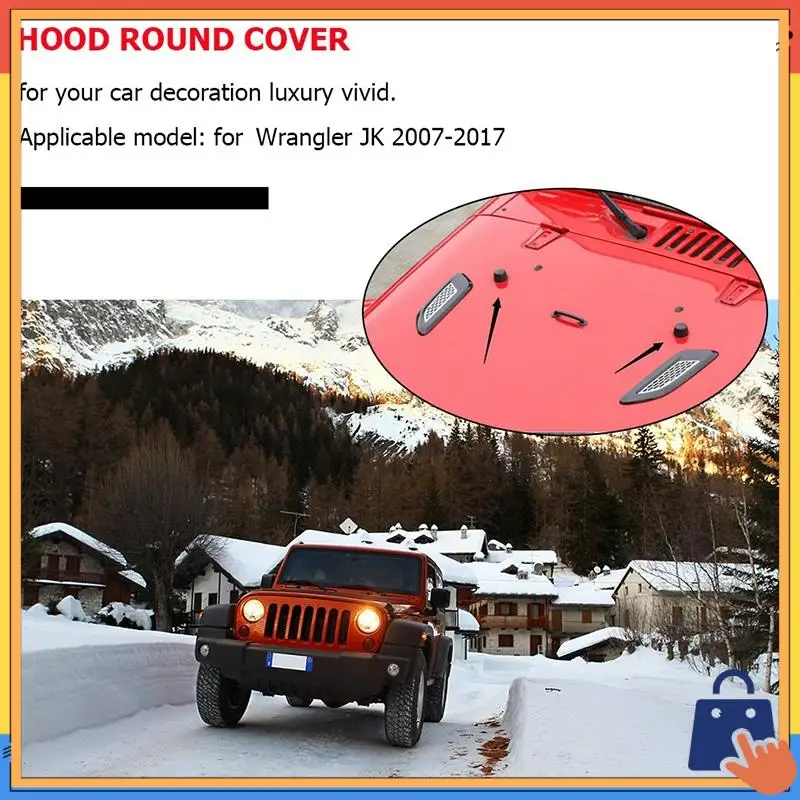 

Upgraded Rubber Hood Bumpers Replace For Jeep Wrangler JK 2007-2017 Cushion Stopper Bumpstop Car Accessories