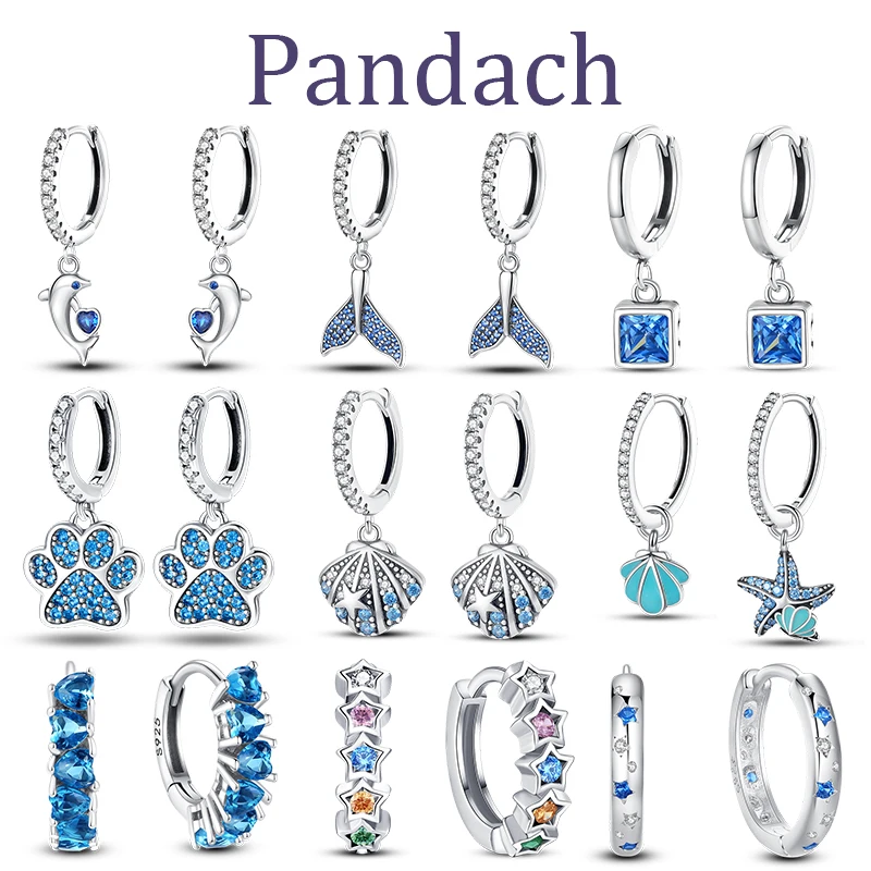 925 Sterling Silver Dream Catcher Flower Kolczyki sztyfty dla kobiet 2023 Trendy Biżuteria modowa Prezent urodzinowy Nowość