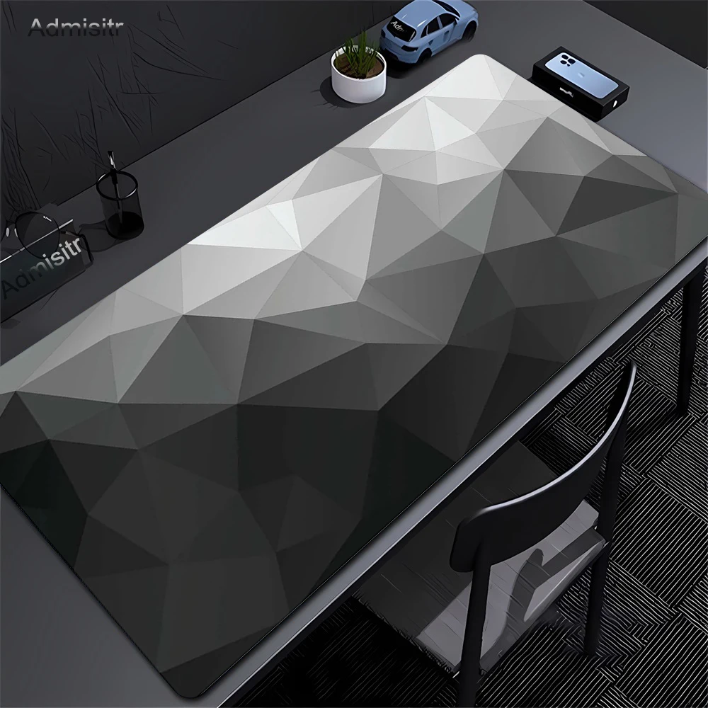 Mauspad, schwarze Schreibtischunterlage, XXL-Teppich, Schreibtischzubehör, Laptop-Gamer-Mauspad, weiß, großes Mauspad, 900 x 400, Bürotische, Mauspads
