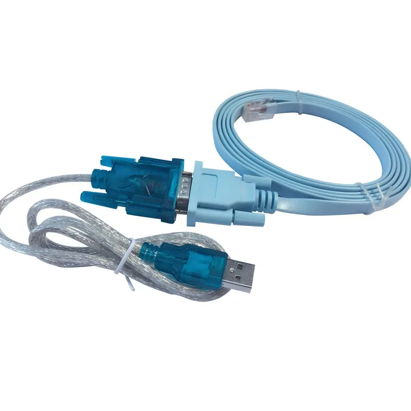 Suitable for USB to console debugging cable switch router configuration  USB to RJ45 adapter  control cable