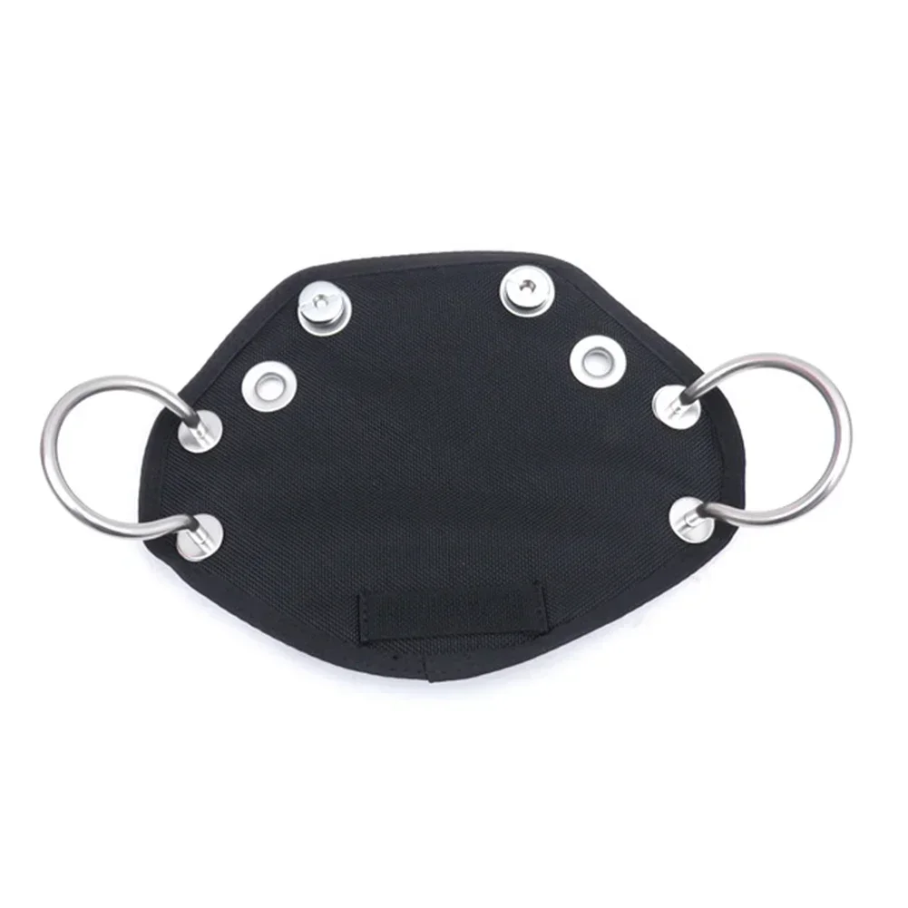 

Black Nylon Stainless Steel Scuba Diving Butt Plate This Base Plate Can Accommodate Crotch Straps Of Any Comes With Copper Wire