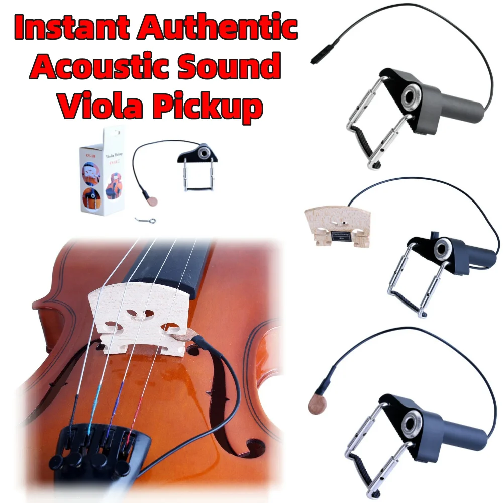 Pickup For Violin Electronic Organ Instant Authentic Acoustic Sound - Easy To Mount Adjusting Placement CV-18 Spare Parts