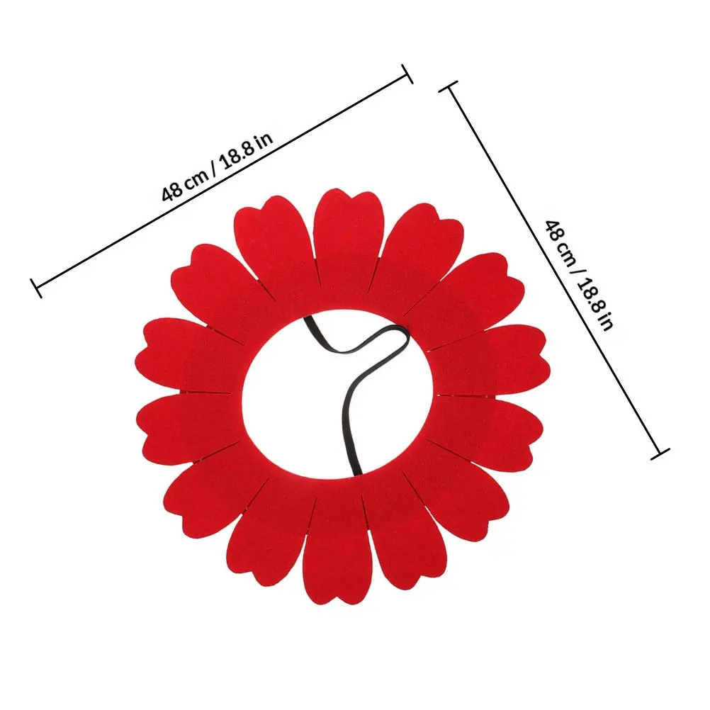 Sunflower Headgear Funny Performance Party Cosplay Halloween Floral Costume Prop Dance Headpiece Hat Kids Flower Headwear