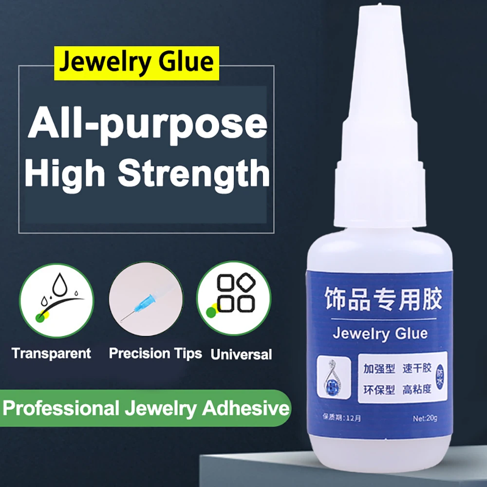 Waterproof Super Extra Strong Glue Universal Jewelry Gemstone Bracelet Diamond Instant Adhesive Quick Cyanoacrylate 502 Plastic