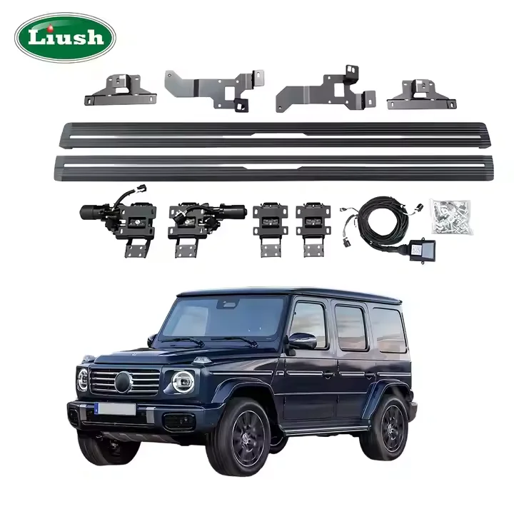 Auto Side Pedal Liush Power Electric Side Step Running Board For Mercedes Benz G W646 Aluminum Alloy Retrofit Car Waterproof