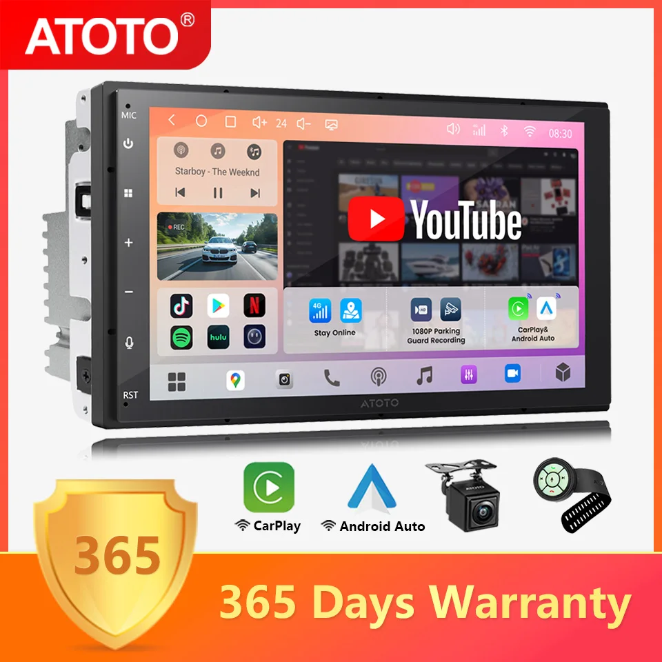 ATOTO 7 inch Android Car Radio 2din Multimedia Player Head Unit 2