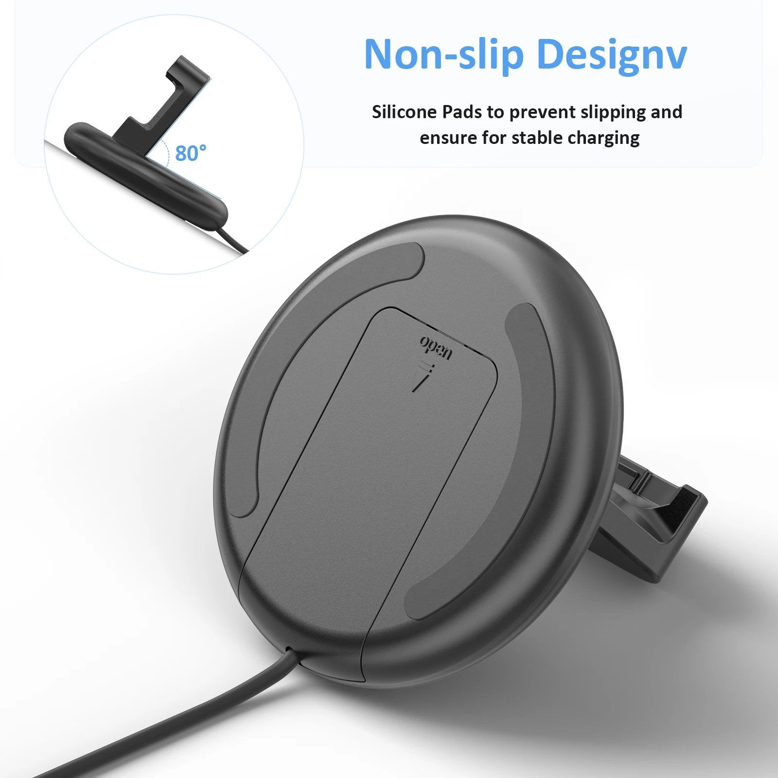 125cm Smart Watch Charger Cable Holder For Fitbit Versa/Versa Lite Charger Stand Charging Cable Dock Station Base with USB Cord