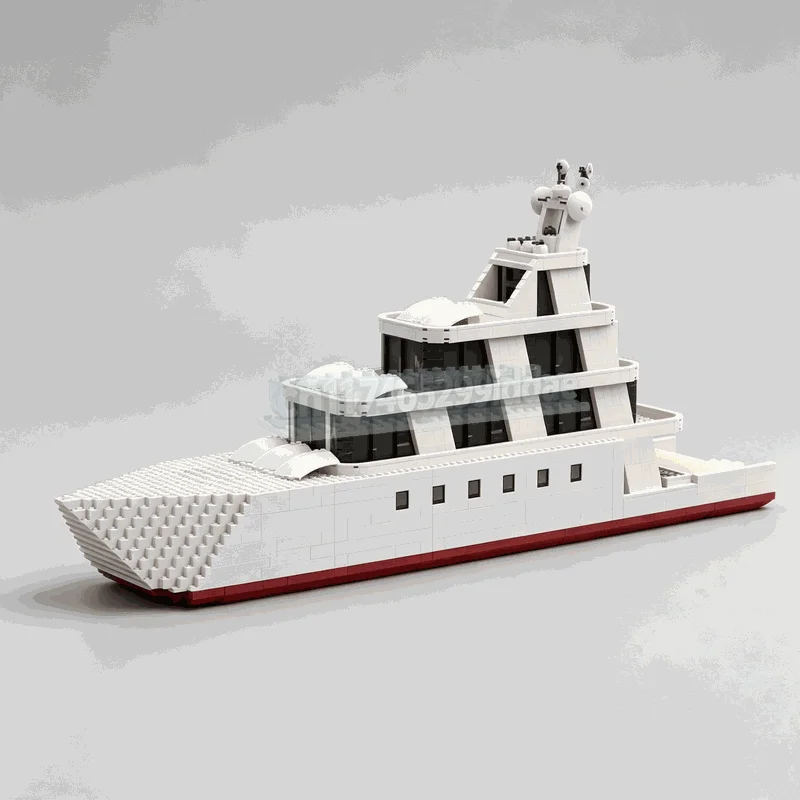 1863PCS Ocean Yacht Building Blocks Cruise Ship Model DIY Assembly Toy Nautical Vessel Collection Display Creative Festival Gift